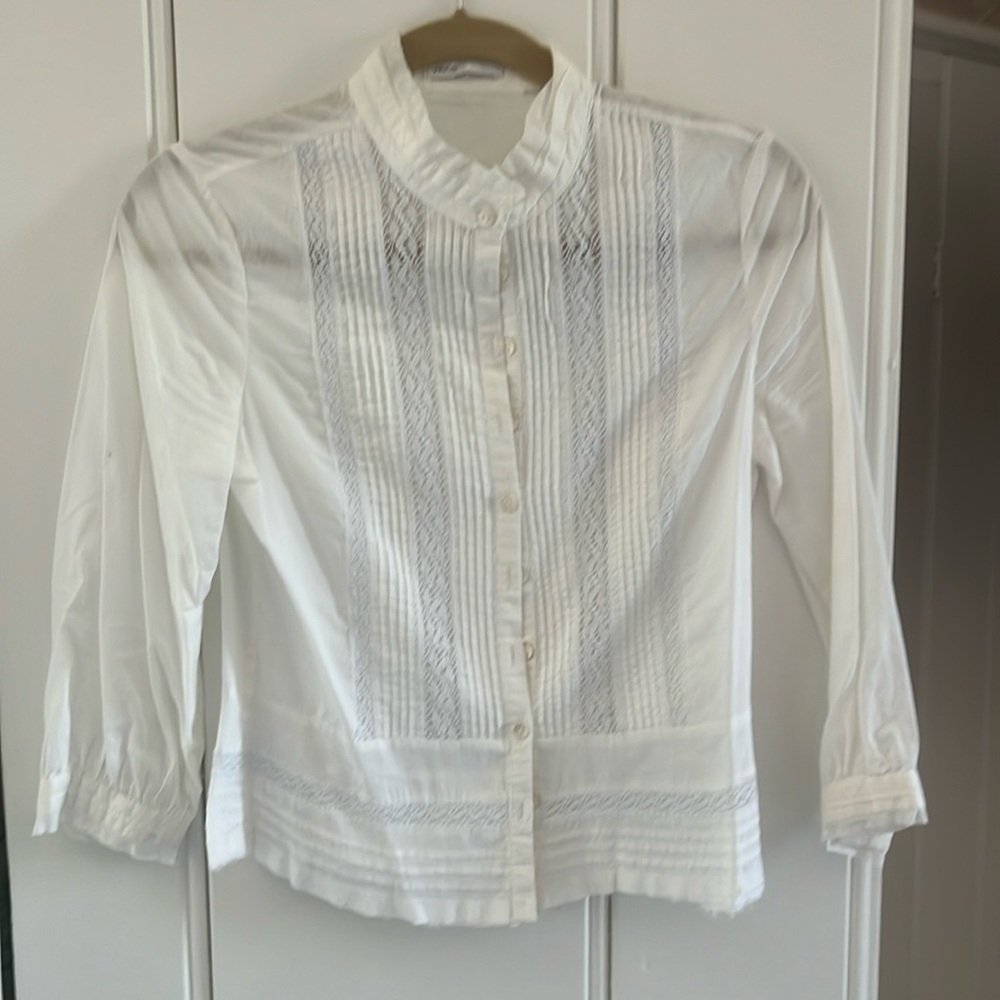 Vince white adorable blouse
